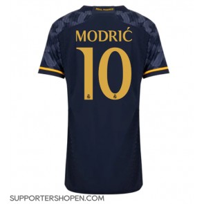 Real Madrid Luka Modric #10 Borta Matchtröja Dam 2023-24 Kortärmad